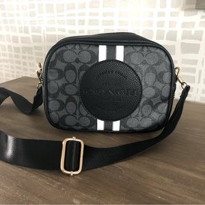 Coach Signature Dempsey Disco Camera Crossbody Bag